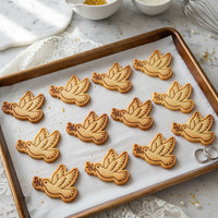 Peace Dove Mini Cookie Cutter & Stamp Set