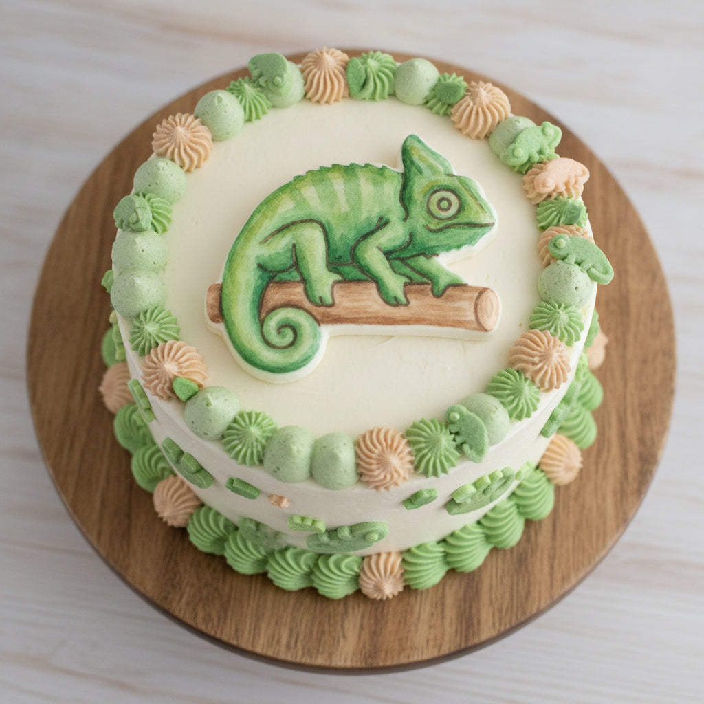 Set of 2 Veiled Chameleon Cookie Cutters