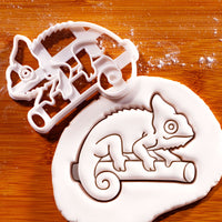 Veiled Chameleon Cookie Cutter (Full-Body)