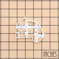 Veiled Chameleon Cookie Cutter (Full-Body)