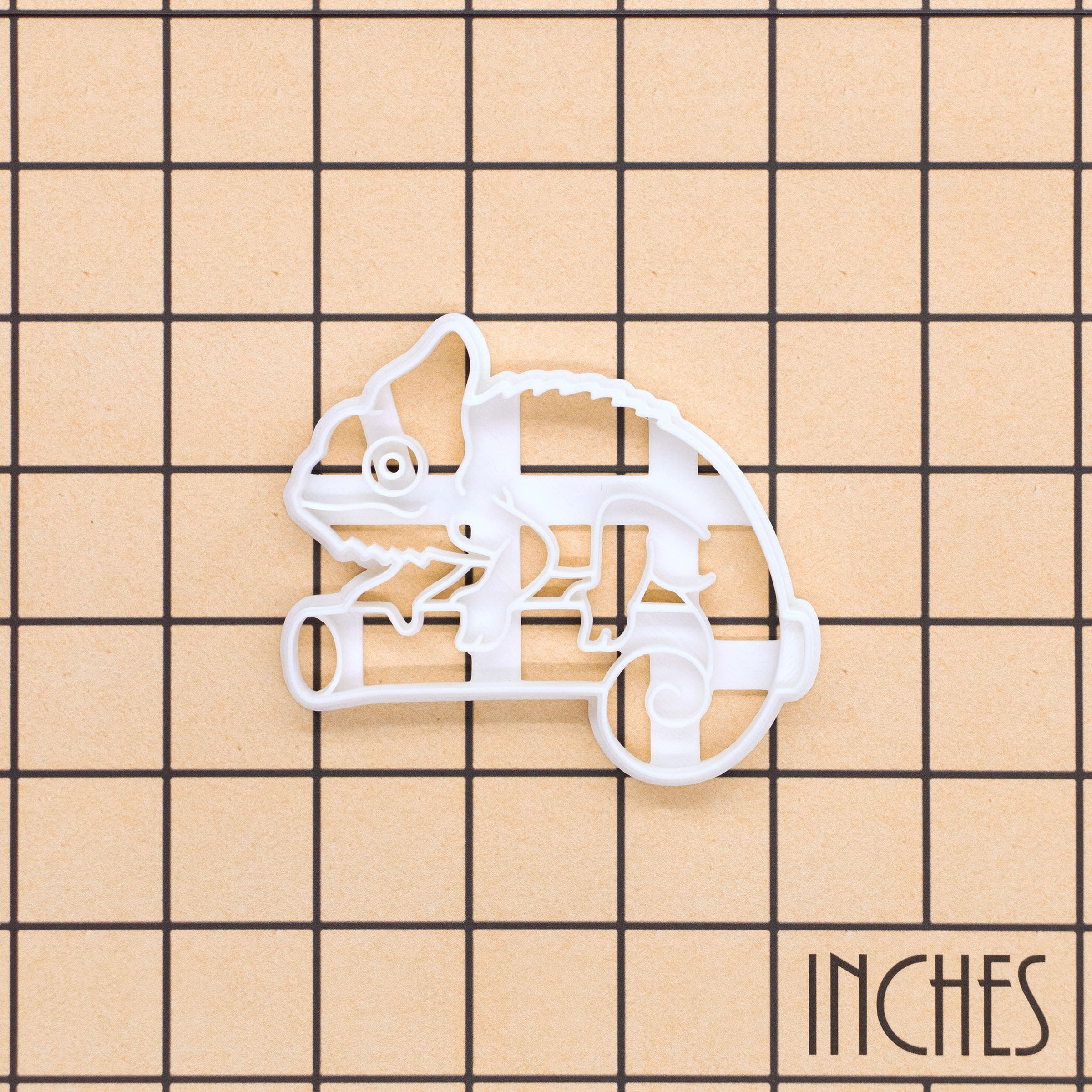 Veiled Chameleon Cookie Cutter (Full-Body)
