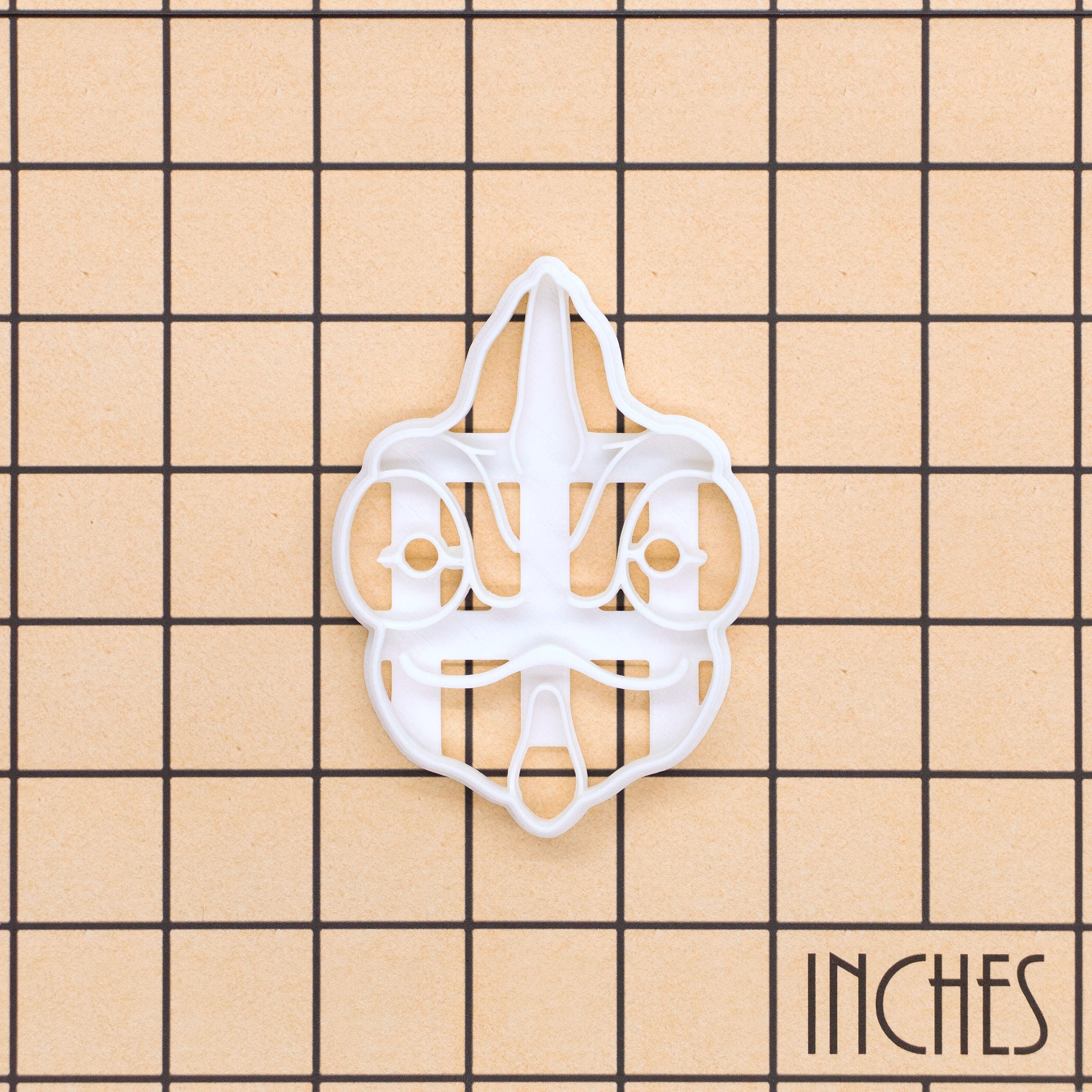 Veiled Chameleon Face Cookie Cutter