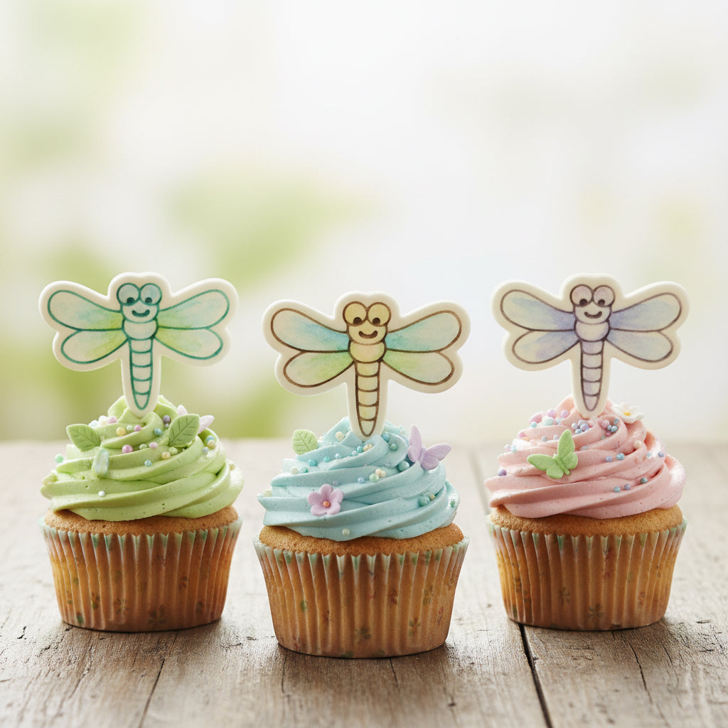 Cute Dragonfly Mini Cookie Cutter & Stamp Set