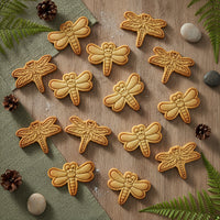 Set of 2 Dragonfly Mini Cookie Cutter & Stamp Sets
