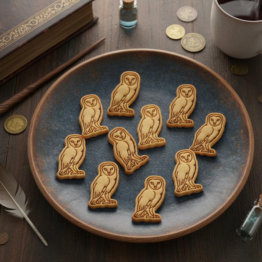Barn Owl Mini Cookie Cutter & Stamp Set