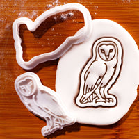 Barn Owl Mini Cookie Cutter & Stamp Set