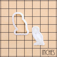 Barn Owl Mini Cookie Cutter & Stamp Set