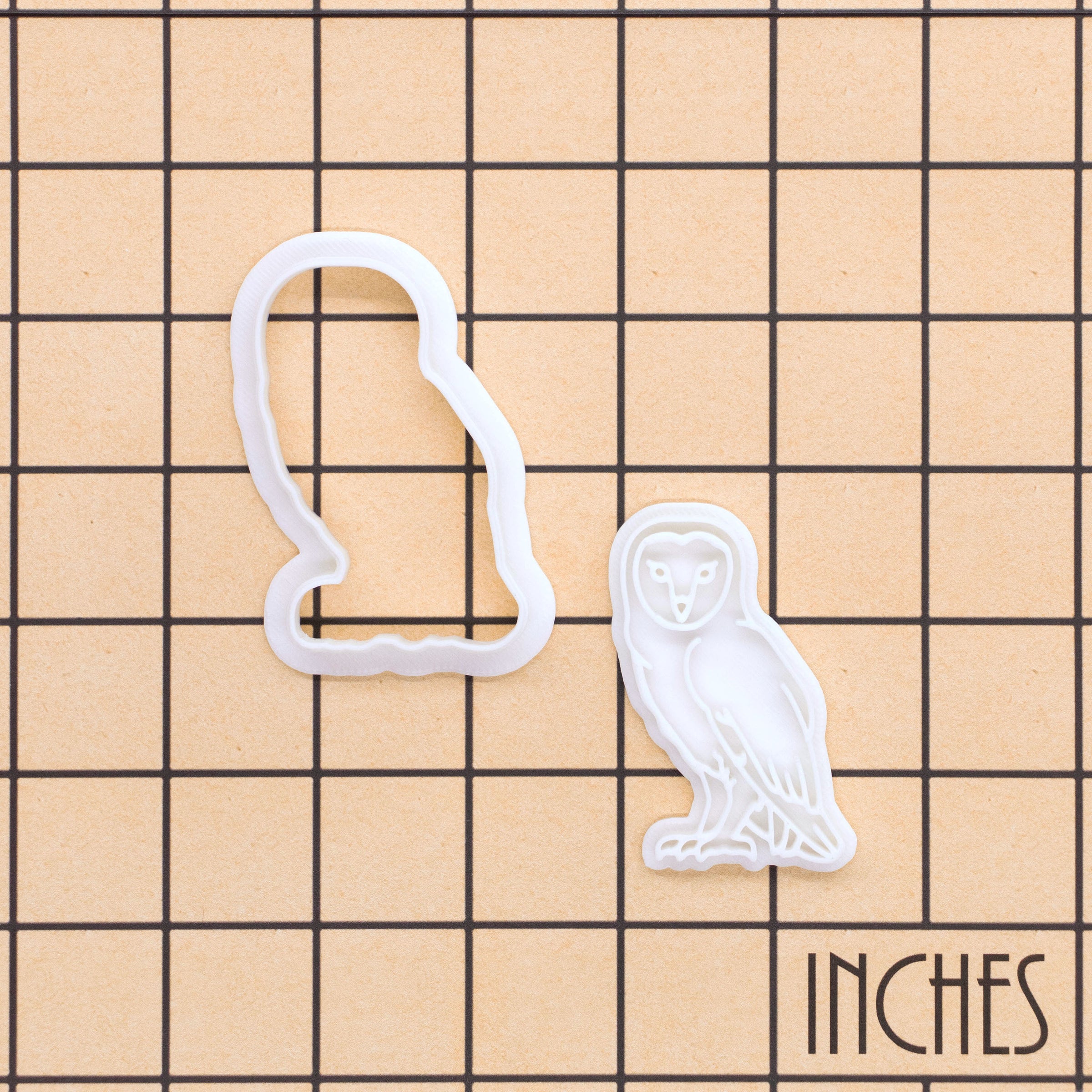 Barn Owl Mini Cookie Cutter & Stamp Set