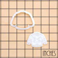 Reindeer Christmas Jumper Mini Cookie Cutter & Stamp Set