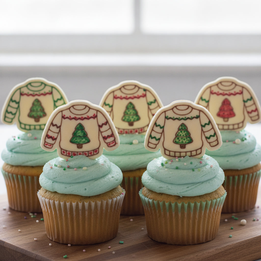 Christmas Tree Jumper Mini Cookie Cutter & Stamp Set