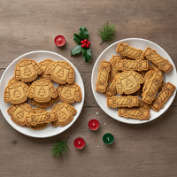 Set of 2 Christmas Cracker & Christmas Tree Jumper Mini Cookie Cutter & Stamp Sets