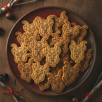 Realistic Krampus Mini Cookie Cutter & Stamp Set