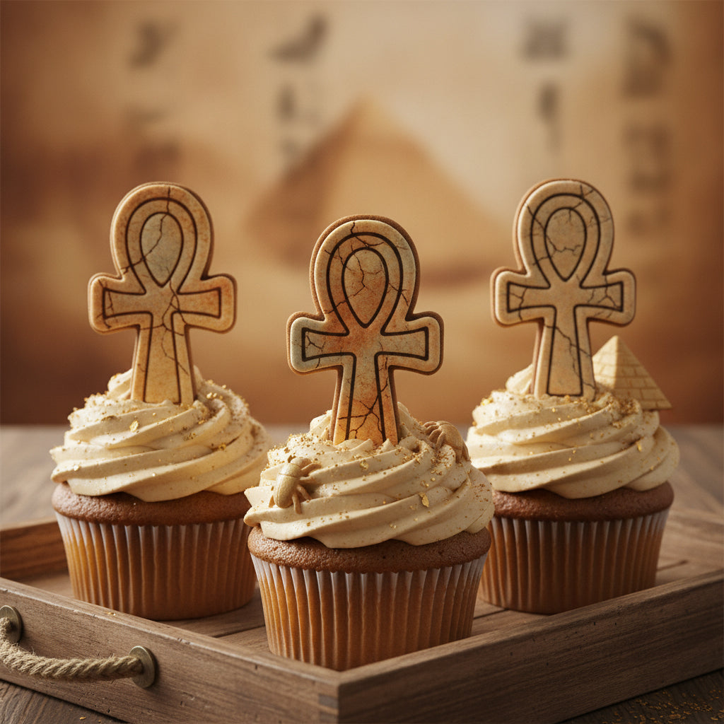 Ankh Mini Cookie Cutter & Stamp Set