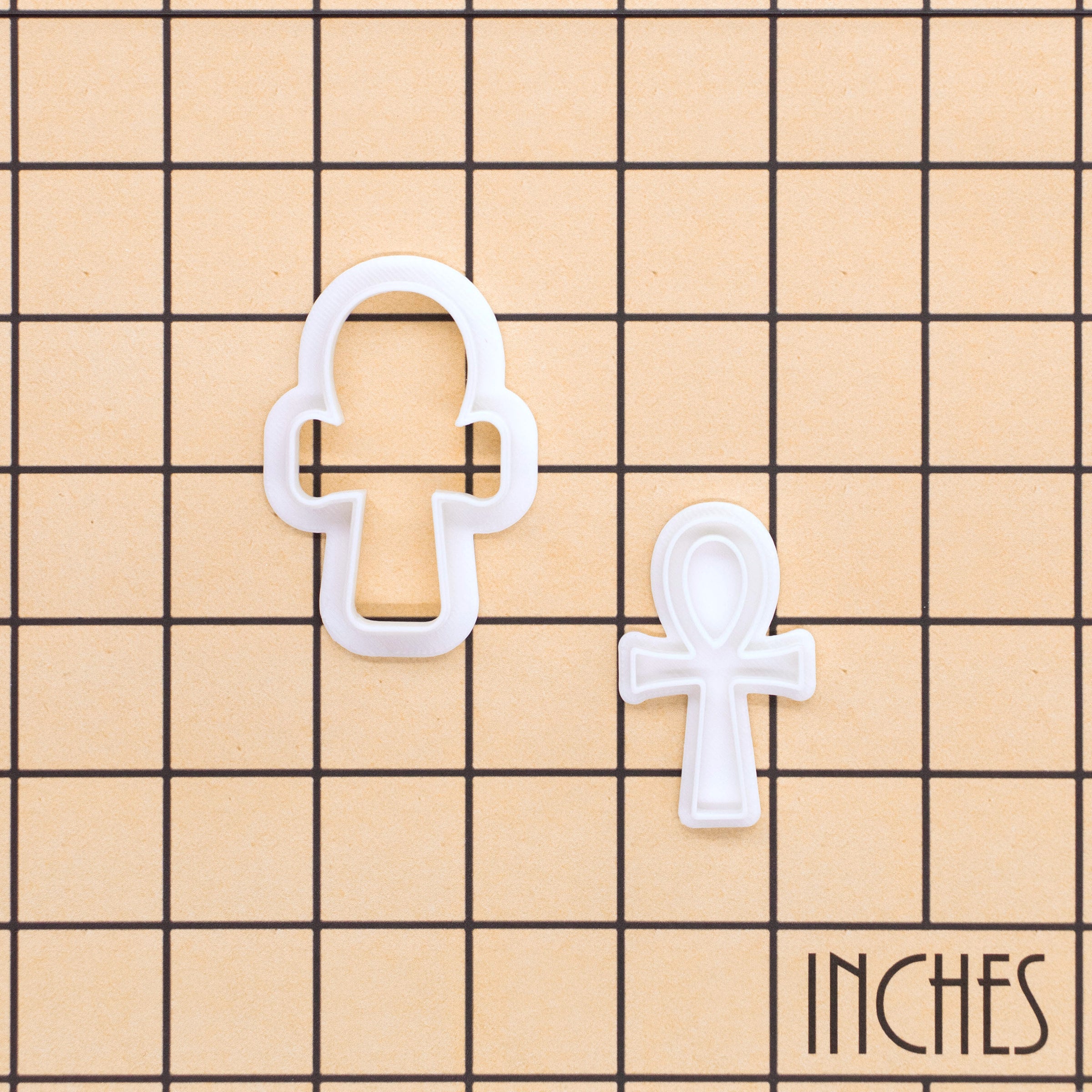 Ankh Mini Cookie Cutter & Stamp Set
