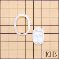 Scarab Mini Cookie Cutter & Stamp Set