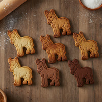 Donkey Mini Cookie Cutter & Stamp Set