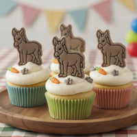 Donkey Mini Cookie Cutter & Stamp Set