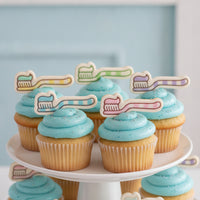 Toothbrush Mini Cookie Cutter & Stamp Set