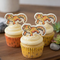 Smiling Gecko Mini Cookie Cutter & Stamp Set