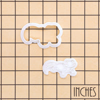 Smiling Gecko Mini Cookie Cutter & Stamp Set