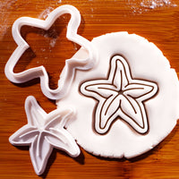 Simple Starfish Mini Cookie Cutter & Stamp Set