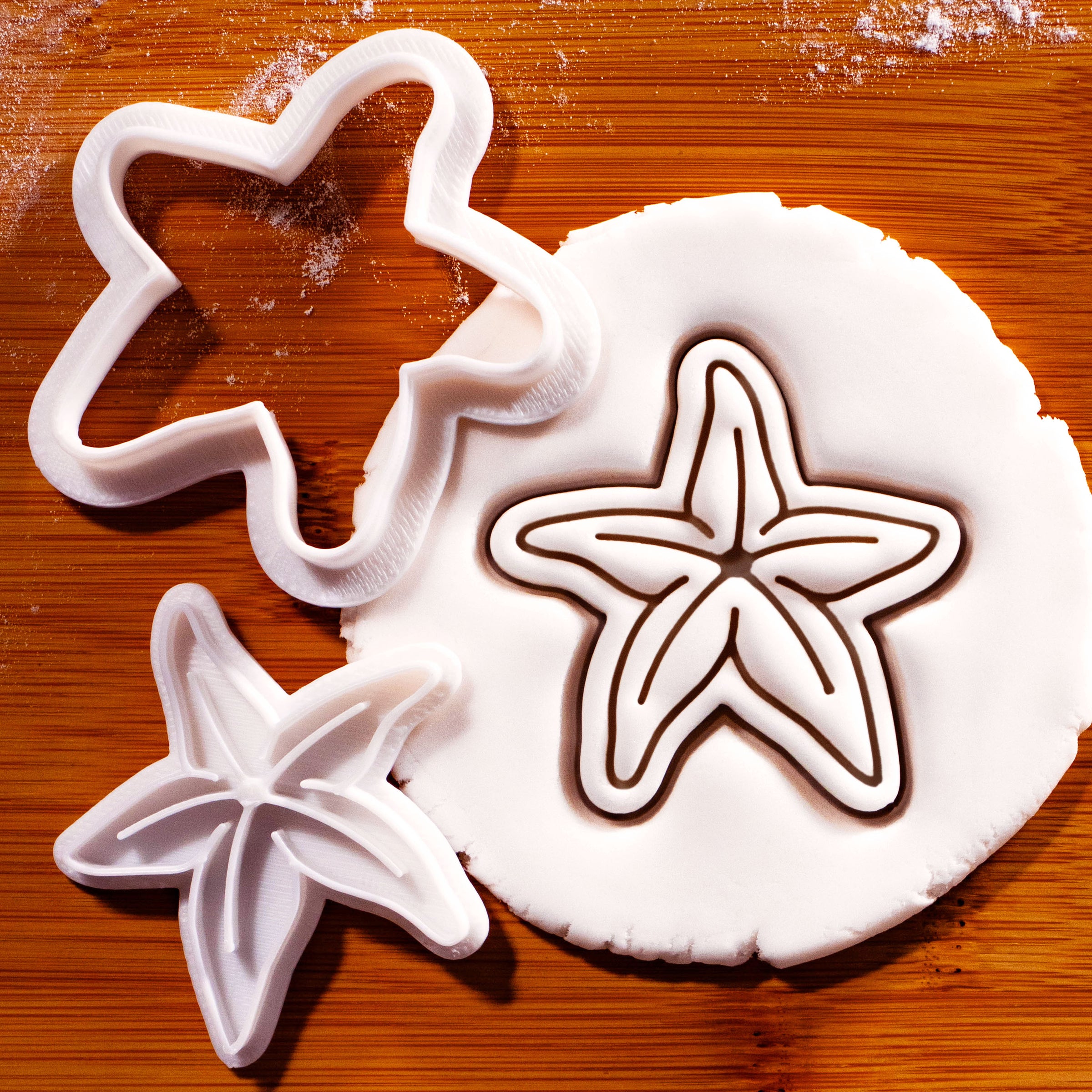 Simple Starfish Mini Cookie Cutter & Stamp Set