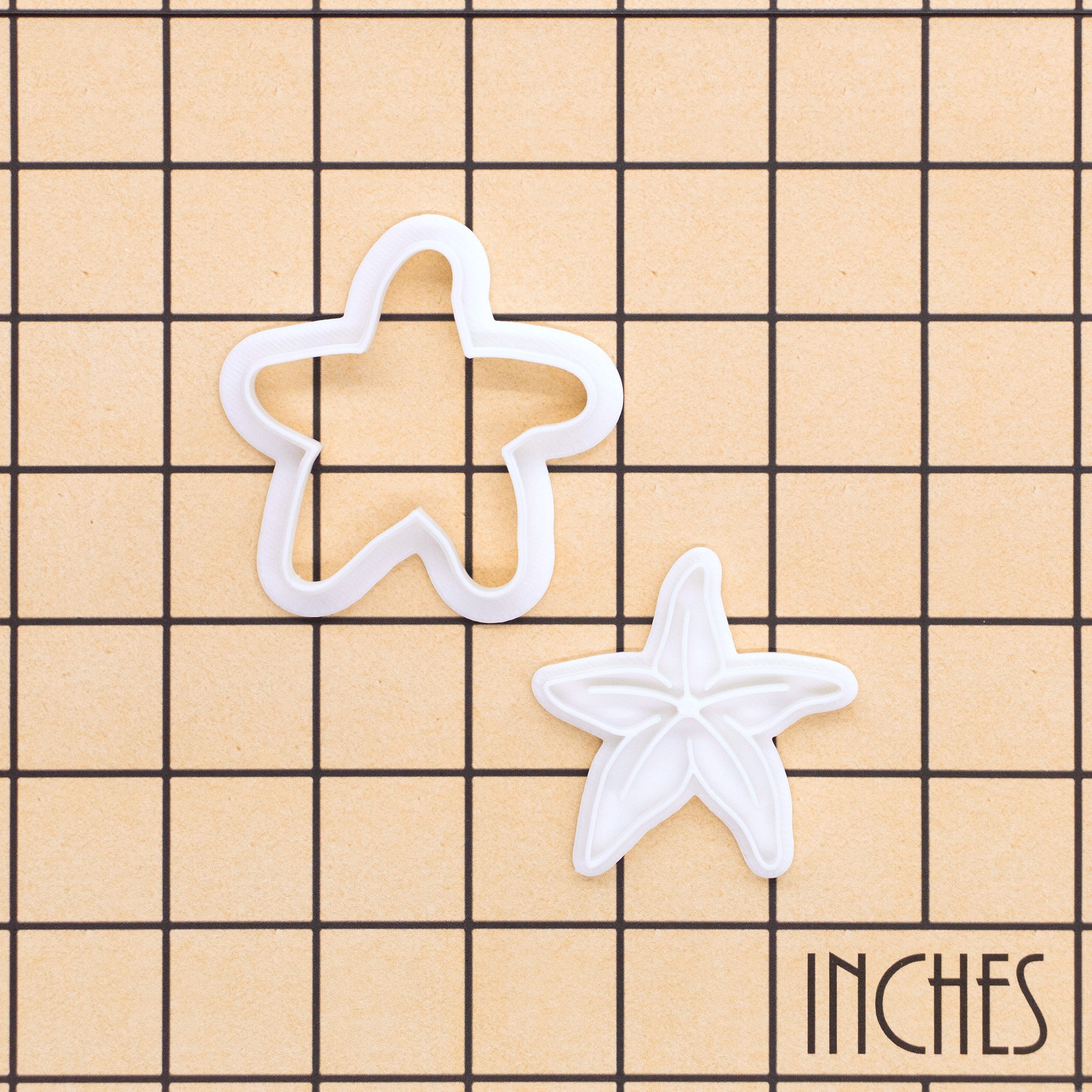 Simple Starfish Mini Cookie Cutter & Stamp Set