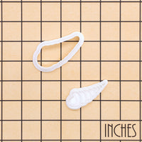 Screw Shell Mini Cookie Cutter & Stamp Set