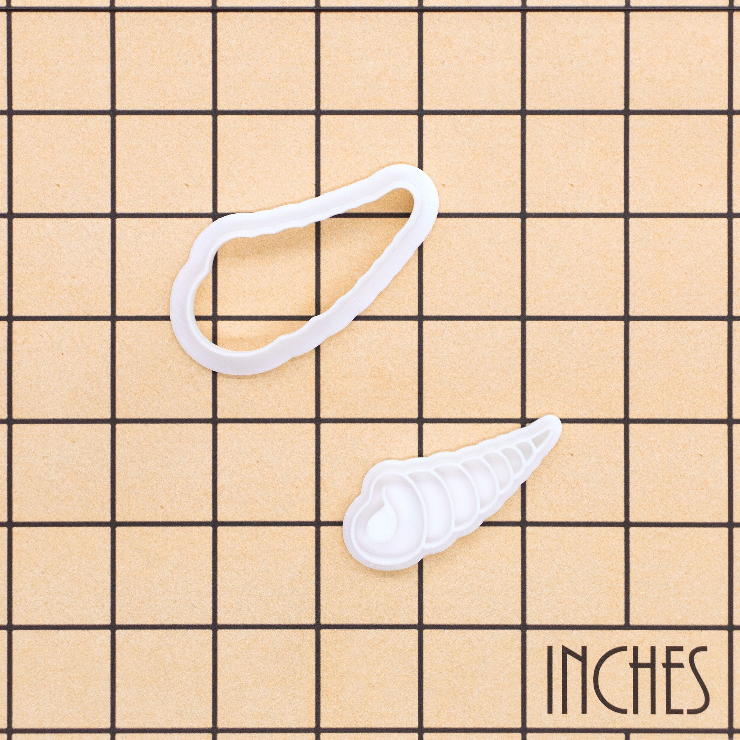 Screw Shell Mini Cookie Cutter & Stamp Set