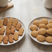 Set of 2 Seahorse & Seashell Mini Cookie Cutter & Stamp Sets