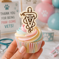 Veterinary Logo Mini Cookie Cutter & Stamp Set