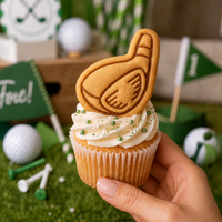 Golf Driver Mini Cookie Cutter & Stamp Set