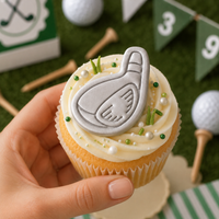 Golf Driver Mini Cookie Cutter & Stamp Set