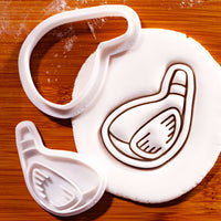 Golf Driver Mini Cookie Cutter & Stamp Set