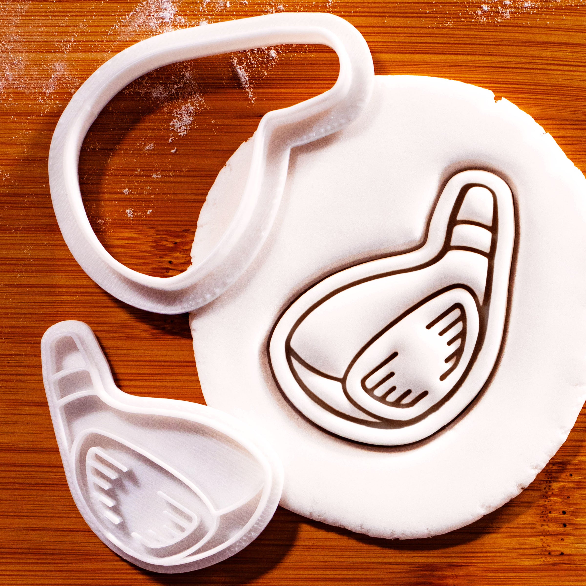 Golf Driver Mini Cookie Cutter & Stamp Set