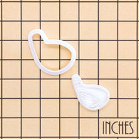 Golf Driver Mini Cookie Cutter & Stamp Set