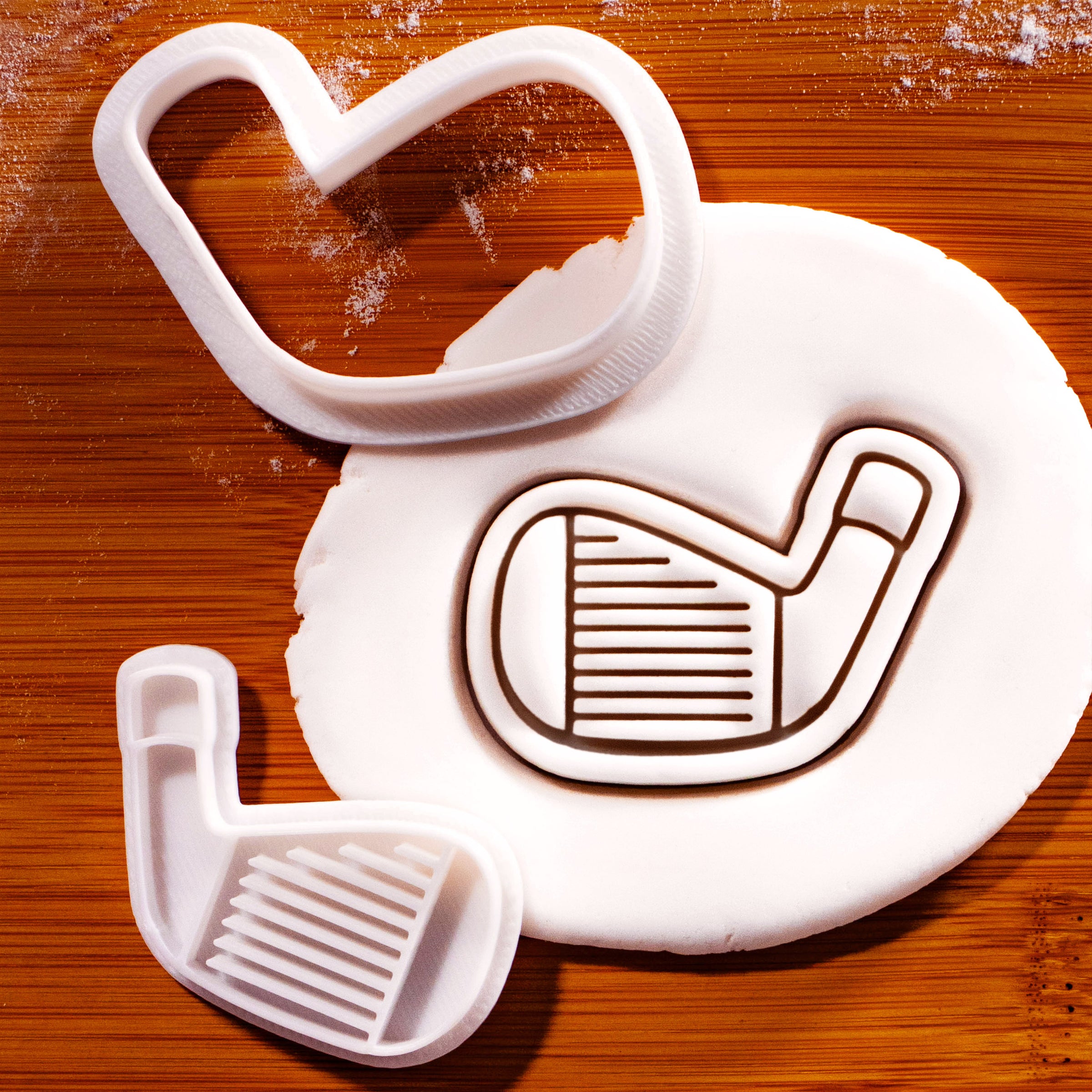 Golf Iron Mini Cookie Cutter & Stamp Set