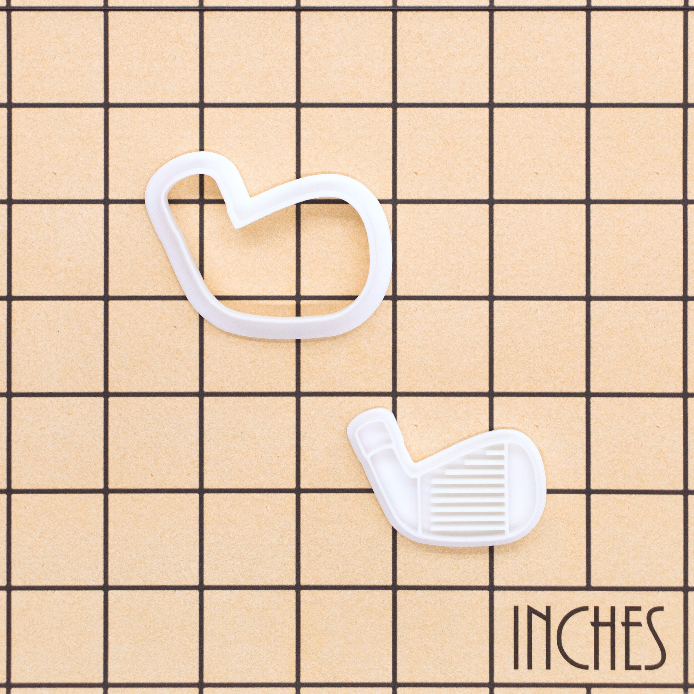 Golf Iron Mini Cookie Cutter & Stamp Set