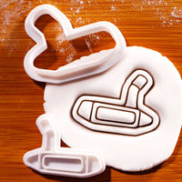 Golf Putter Mini Cookie Cutter & Stamp Set