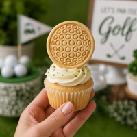 Golf Ball Mini Cookie Cutter & Stamp Set