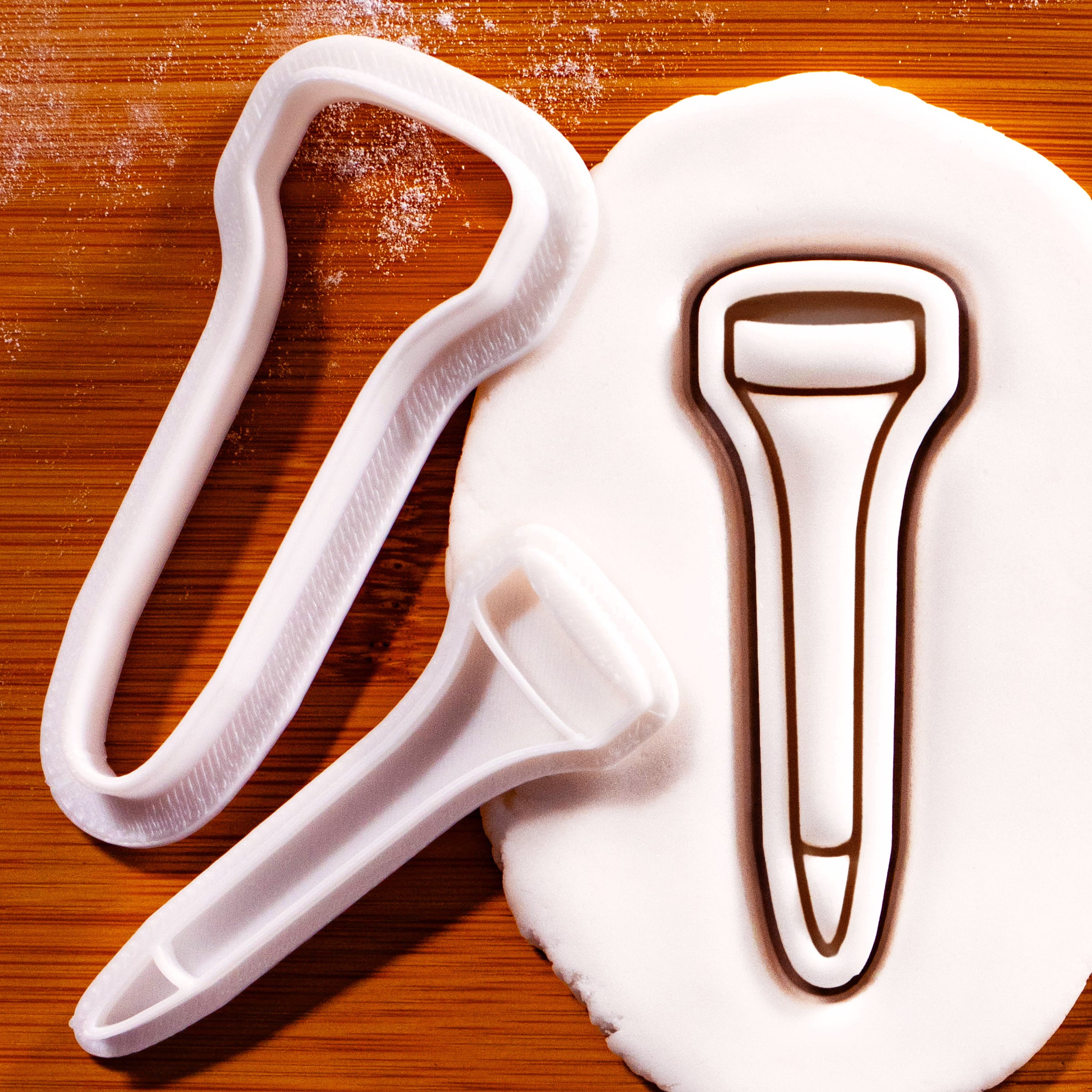 Golf Tee Mini Cookie Cutter & Stamp Set