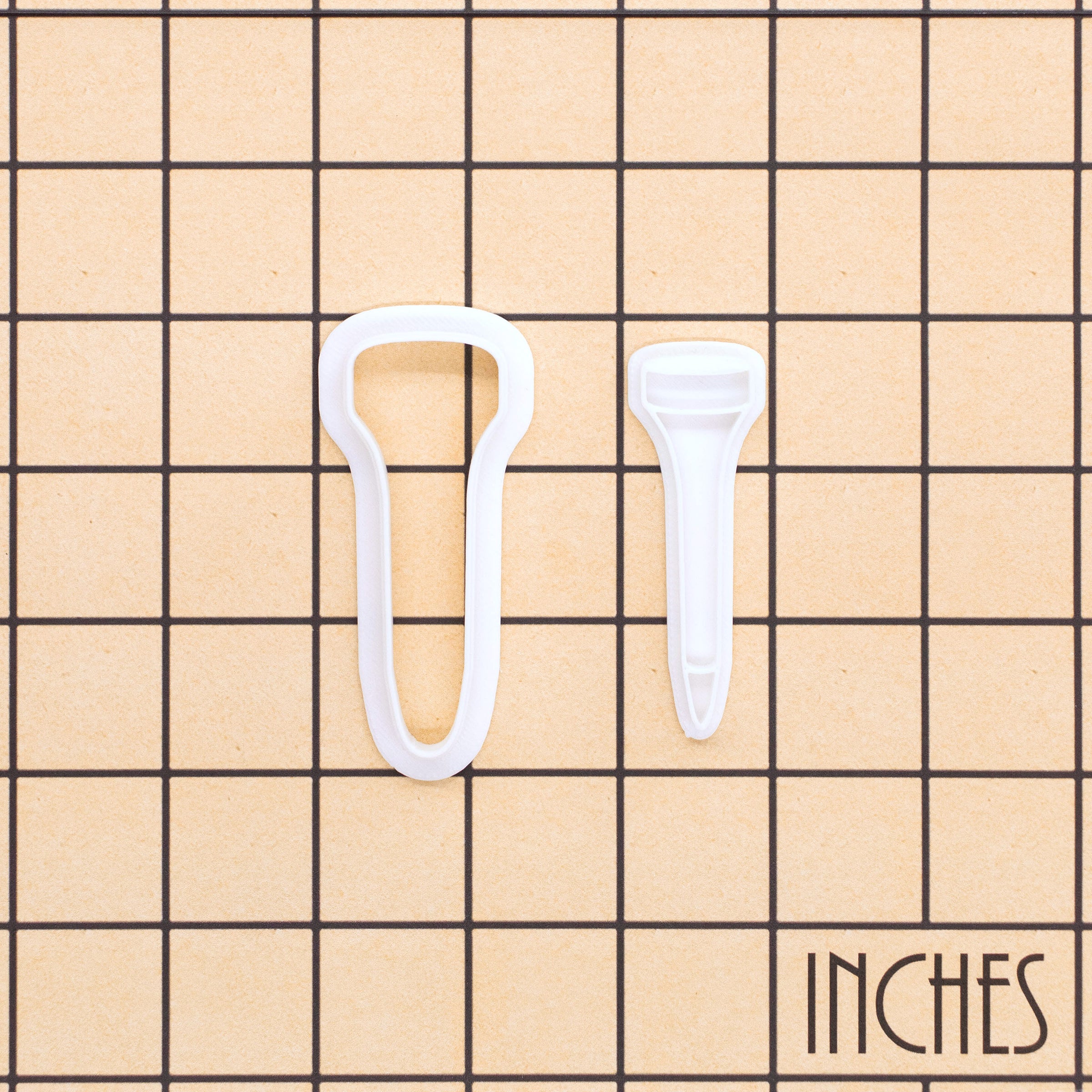 Golf Tee Mini Cookie Cutter & Stamp Set