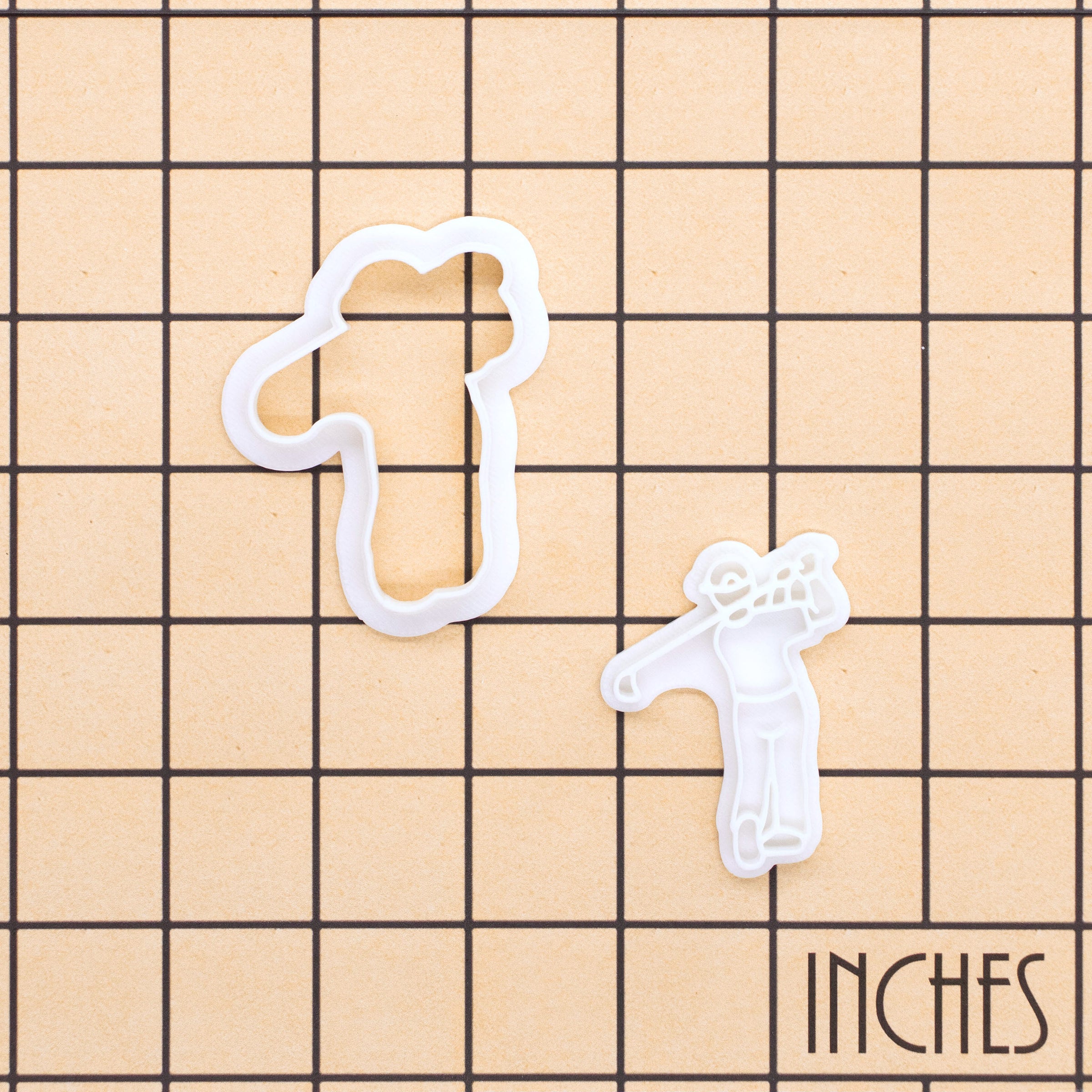 Golfer Mini Cookie Cutter & Stamp Set
