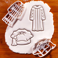 Set of 2 Doctoral Regalia & Doctoral Tam Cookie Cutters