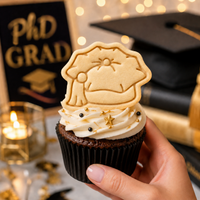 Doctoral Tam Mini Cookie Cutter & Stamp Set
