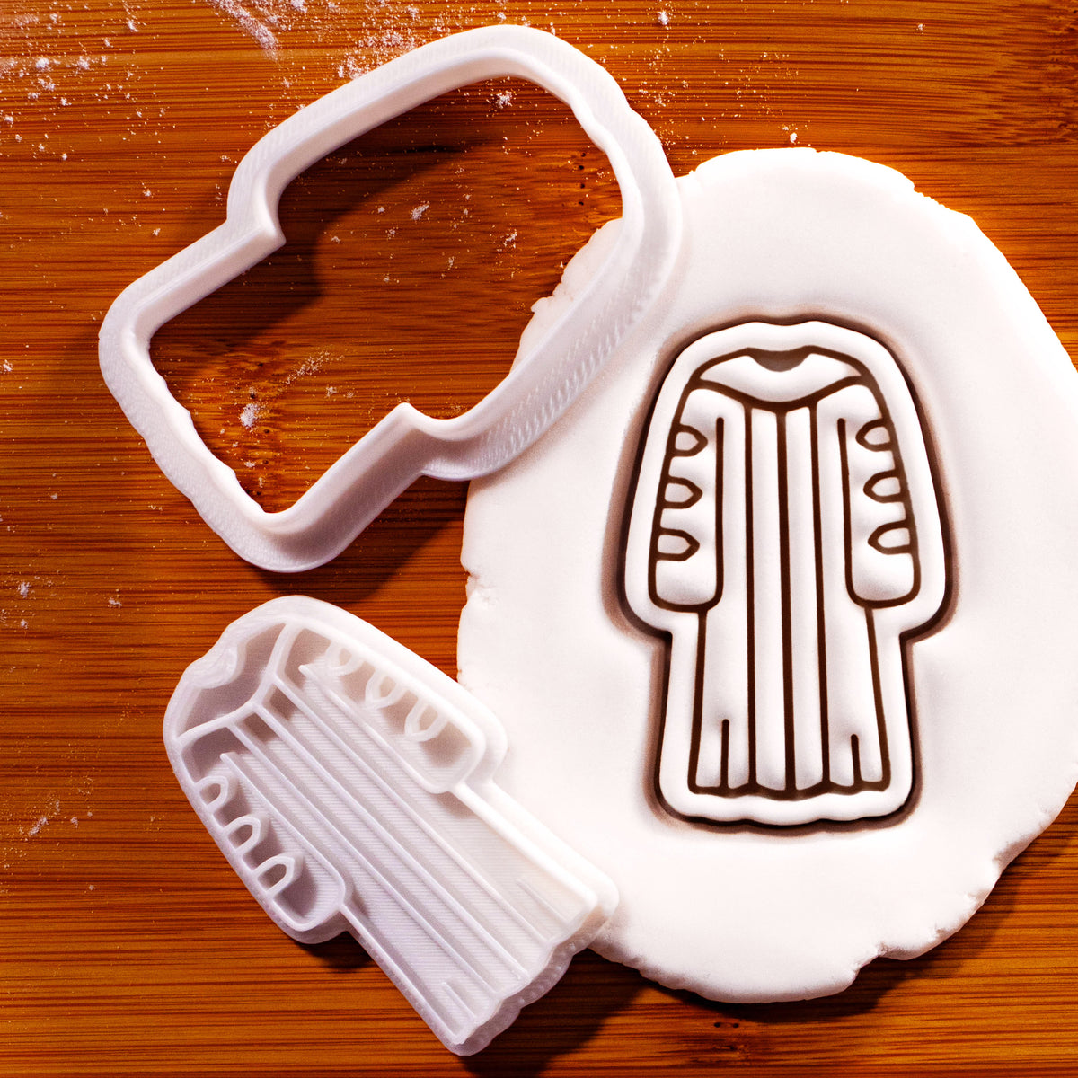 Doctoral Regalia Mini Cookie Cutter & Stamp Set