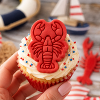 Lobster Mini Cookie Cutter & Stamp Set