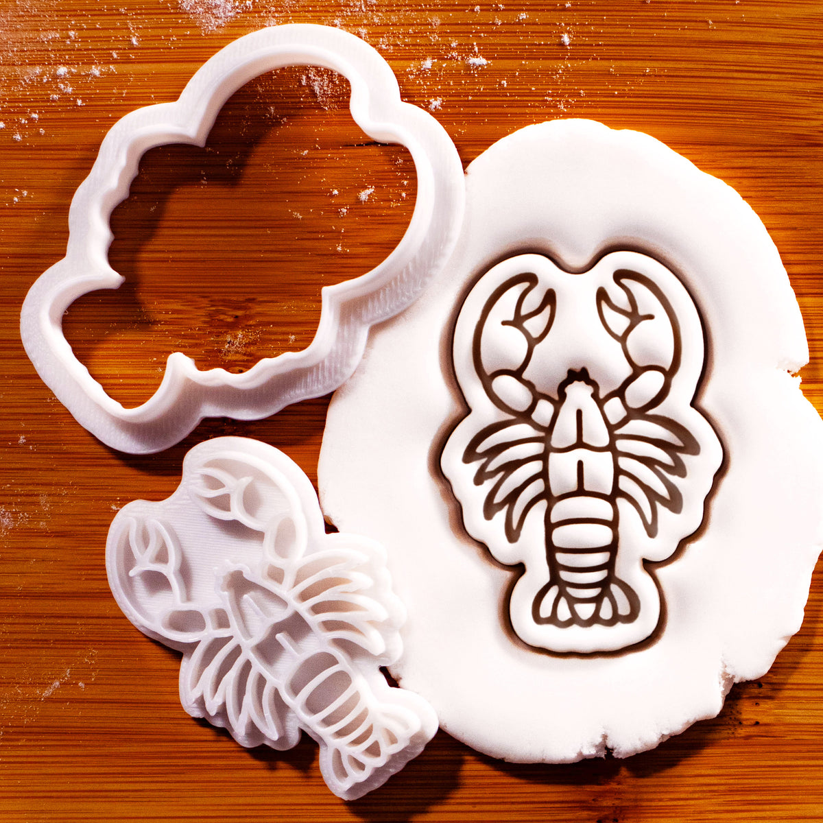 Lobster Mini Cookie Cutter & Stamp Set