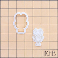 Lobster Mini Cookie Cutter & Stamp Set