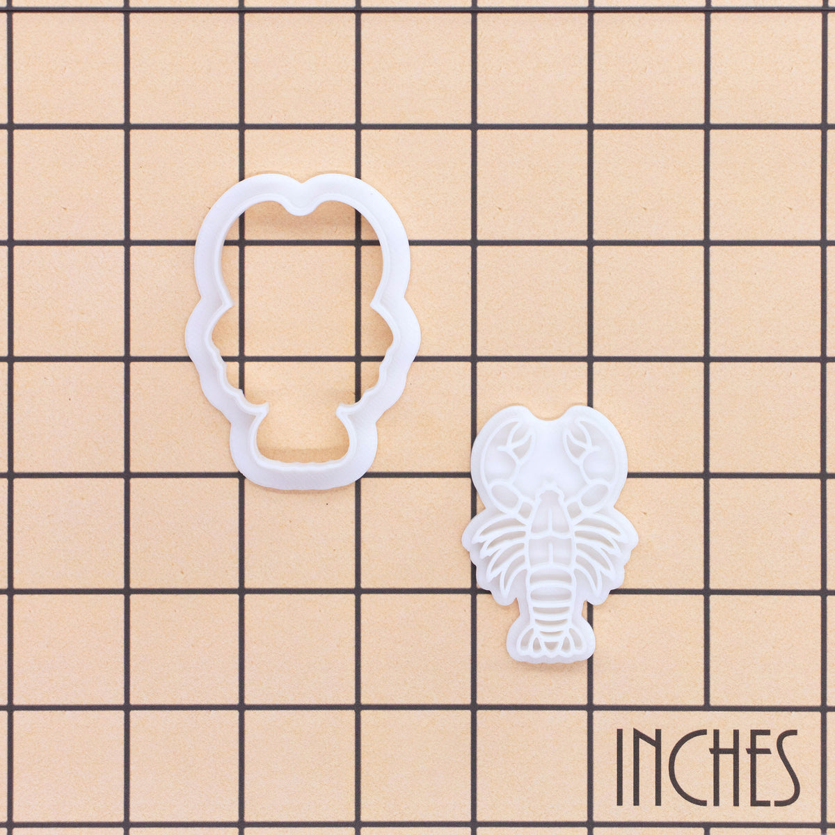Lobster Mini Cookie Cutter & Stamp Set